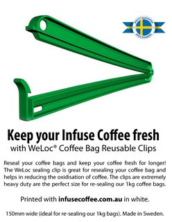Order your Weloc bag clip here